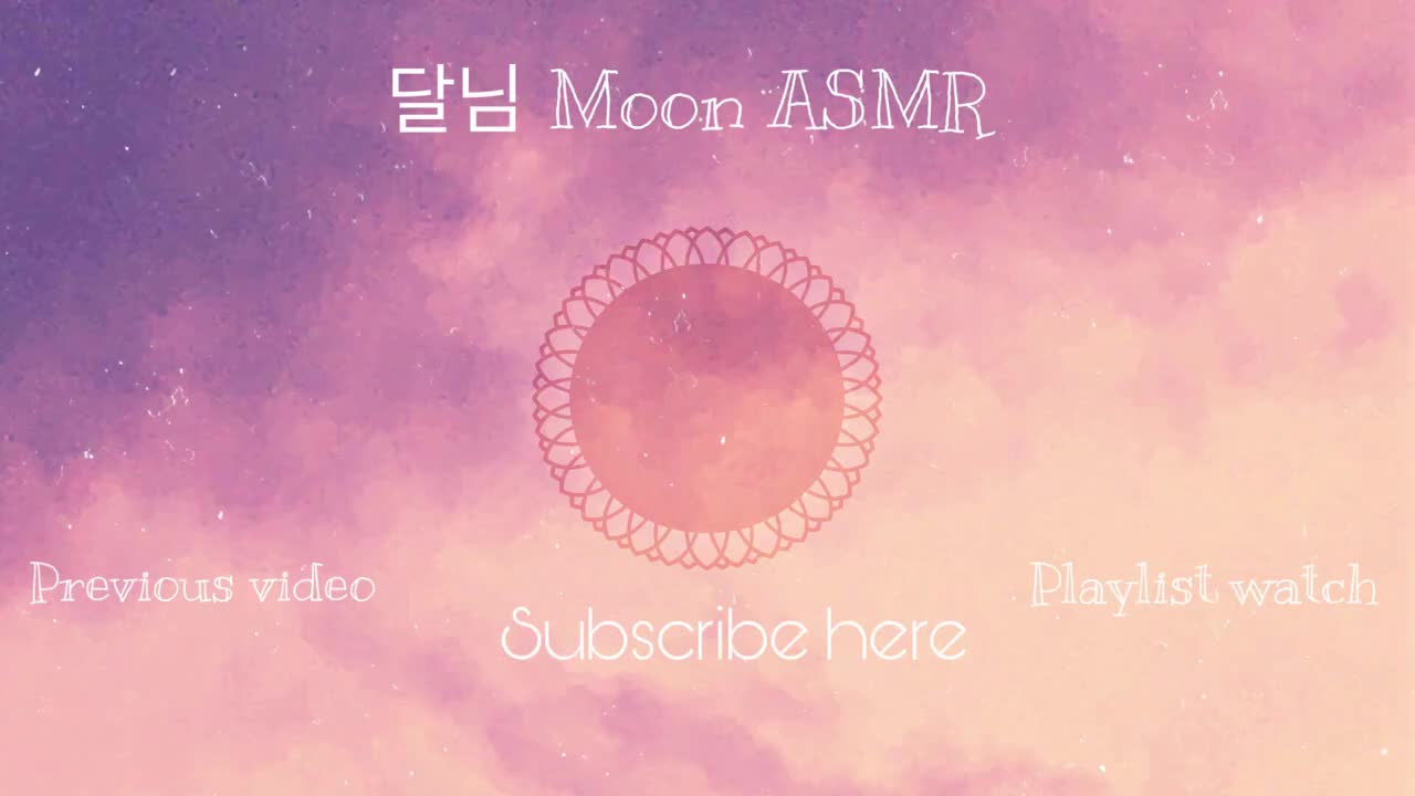 【Moon】ASMR韩国小姐姐耳边口腔音，舌音