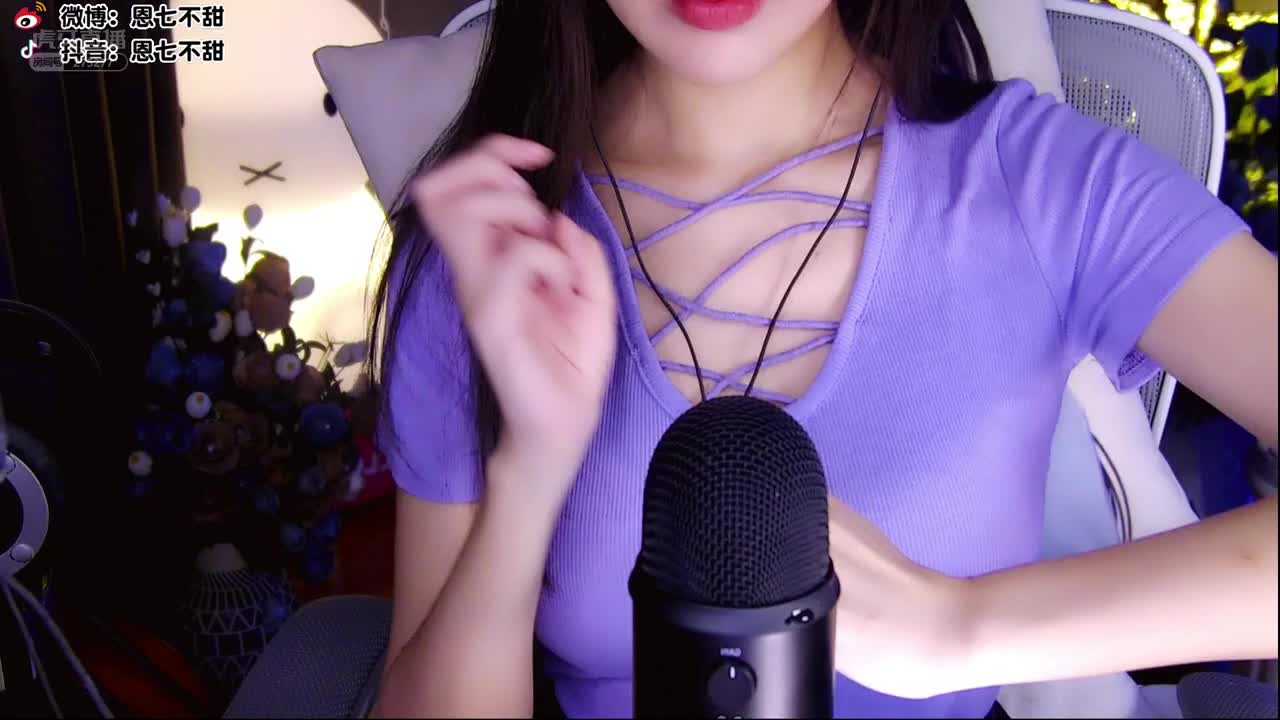 【恩七不甜】ASMR-–-Mouth-Sounds–Hand-Sounds