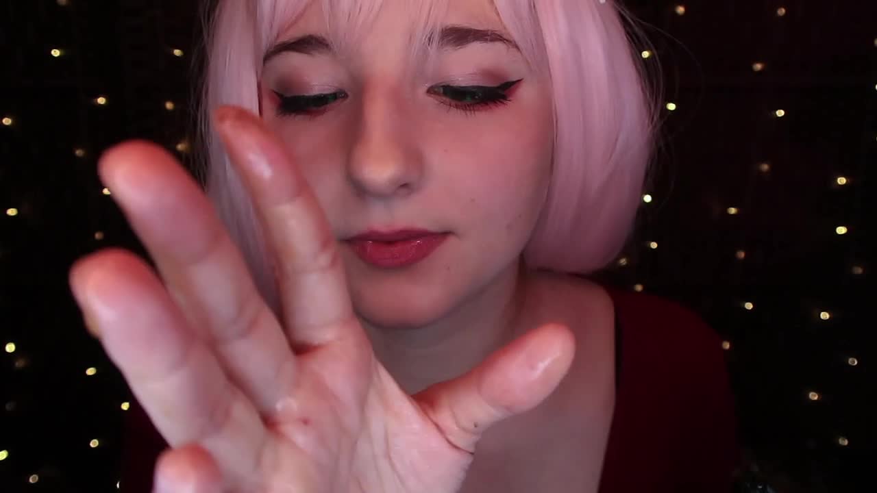 AftynRose ASMR finger and lollipop sucking and licking