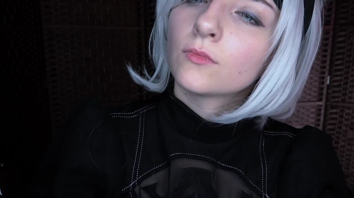 AftynRose ASMR Nier Automata RP (2B Fixes you and Roughly Eats your Ears)