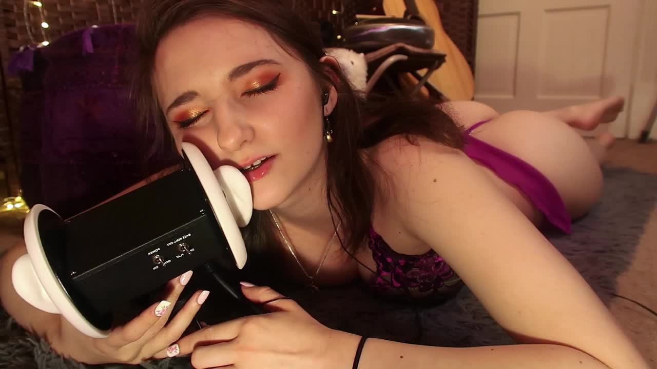 AftynRose ASMR Seductive Ear Licking in my undies on Vimeo