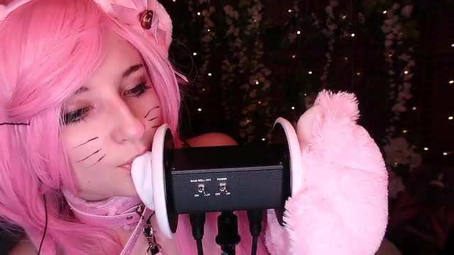 AftynRose ASMR Kitty Ear Licking