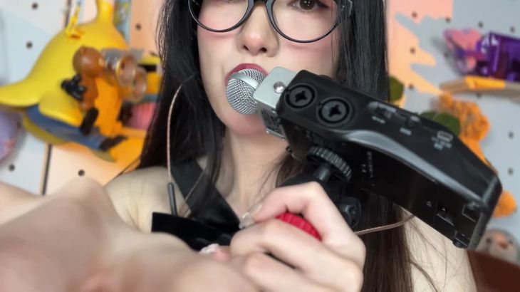 【晚安yoyo】ASMR口腔音舔耳身心放缓舒适助眠视频集 57