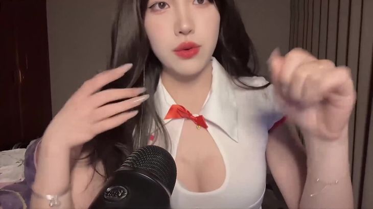 【璐璐哄睡屋】付费帮女郎情景高跟鞋网袜甜麦ASMR减压视频集 12